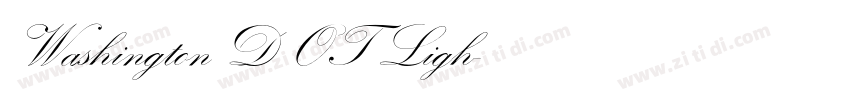 Washington D OT Ligh字体转换